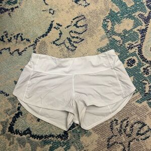 White Lululemon Shorts